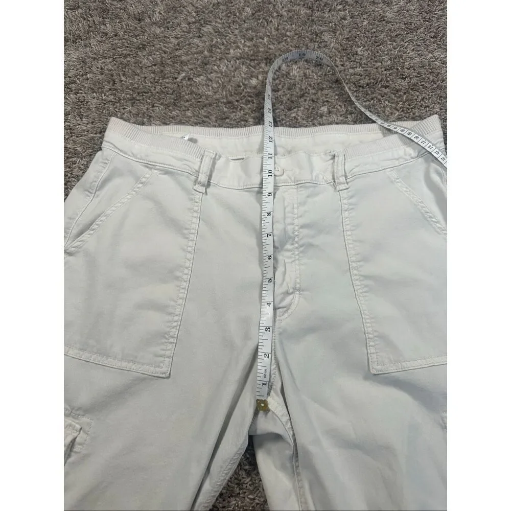 AE Dreamy Drape Stretch Cargo Super High-Waisted Baggy Wide-Leg Pant Beige 12 S